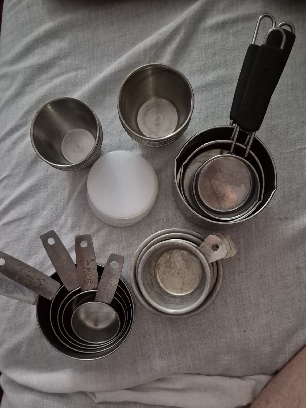 Stainless Steel Measuring Cups & Condiment Cups